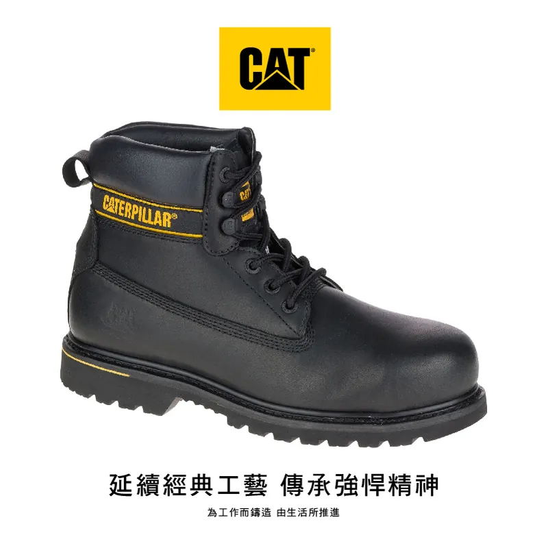 歐盟EN安全認證【CAT-Holton SB E FO HRO SRC｜SRC鍛造鋼頭安全鞋
